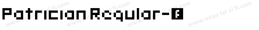 Patrician Regular字体转换